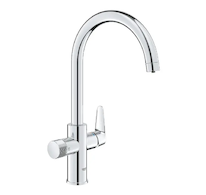 Grohe Blue Pure - Dřezová baterie BauCurve s filtrační funkcí, chrom 30580000