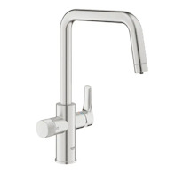 Grohe Blue Pure - Dřezová baterie Eurosmart s filtrační funkcí, supersteel 30583DC0