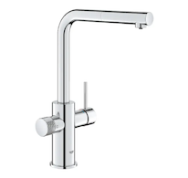 Grohe Blue Pure - Dřezová baterie Minta s filtrační funkcí a výsuvnou koncovkou, chrom 30590000