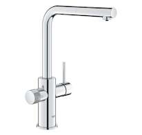 Grohe Blue Pure - Dřezová baterie Minta s filtrační funkcí a výsuvnou koncovkou, chrom 30601000