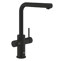 Grohe Blue Pure - Dřezová baterie Minta s filtrační funkcí a výsuvnou koncovkou, phantom black 30590KF0