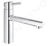 Grohe Concetto - Dřezová baterie s výsuvnou sprškou, chrom 30273001
