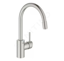 Grohe Concetto - Dřezová baterie s výsuvnou sprškou, supersteel 32663DC3