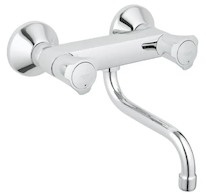 Grohe Costa - Dřezová baterie nástěnná, chrom 31187001