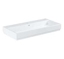 Grohe Cube Ceramic - Umyvadlo s přepadem, 100x49 cm, PureGuard, alpská bílá 3947500H
