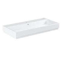 Grohe Cube Ceramic - Umyvadlo s přepadem, 100x49 cm, PureGuard, alpská bílá 3947500H