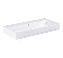 Grohe Cube Ceramic - Umyvadlo s přepadem, 101x49 cm, PureGuard, alpská bílá 3938600H