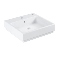 Grohe Cube Ceramic - Umyvadlo s přepadem, 50x49 cm, PureGuard, alpská bílá 3947800H