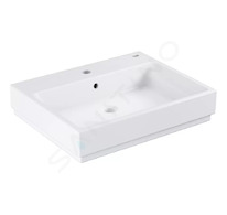 Grohe Cube Ceramic - Umyvadlo s přepadem, 60x49 cm, PureGuard, alpská bílá 3947300H