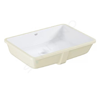 Grohe Cube Ceramic - Umyvadlo vestavné 49x37 cm, s přepadem, PureGuard, alpská bílá 3948000H