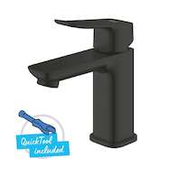 Grohe Dice - Umyvadlová baterie s výpustí Push-Open, studený start, matná černá 1018612430