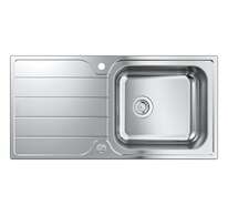 Grohe Dřezy - Dřez K500, 100x50 cm, kartáčovaná nerez 31563SD1