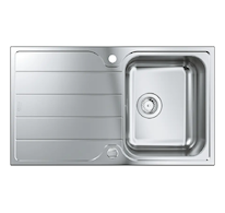 Grohe Dřezy - Dřez K500, 86x50 cm, kartáčovaná nerez 31571SD1