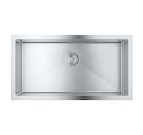 Grohe Dřezy - Dřez K700 s odtokem, 86x46 cm, kartáčovaná nerez 31580SD1