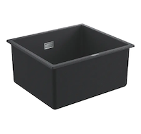 Grohe Dřezy - Kompozitní dřez K700 s odtokem, 46x41 cm, granitová černá 31653AP0