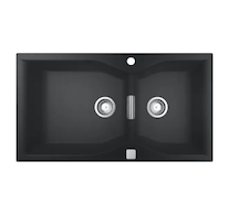 Grohe Dřezy - Kompozitní dřez K700 s odtokem, 90x50 cm, granitová černá 31658AP0