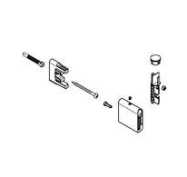 Grohe  - Držák sprchové tyče, kartáčovaný Hard Graphit 48425AL0