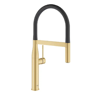 Grohe Essence - Dřezová baterie s flexibilním ramenem s přepínačem, kartáčovaný Cool Sunrise 30294GN0