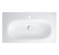 Grohe Essence - Umyvadlo s přepadem 80x46 cm, PureGuard, alpská bílá 3956700H