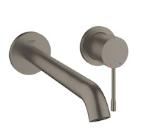 Grohe Essence - Umyvadlová baterie L pod omítku, 2-otvorová instalace, kartáčovaný tmavý grafit 19967AL1