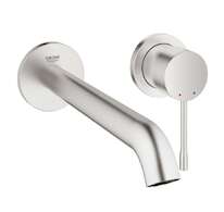 Grohe Essence - Umyvadlová baterie L pod omítku, 2-otvorová instalace, supersteel 19967DC1