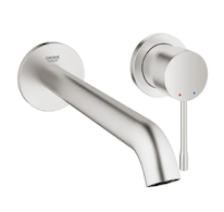 Grohe Essence - Umyvadlová baterie L pod omítku, 2-otvorová instalace, supersteel 19967DC1