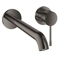 Grohe Essence - Umyvadlová baterie L pod omítku, 2-otvorová instalace, tmavý grafit 19967A01