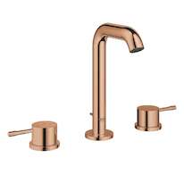 Grohe Essence - Umyvadlová baterie s výpustí, 3-otvorová instalace, Warm Sunset 20296DA1
