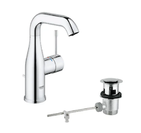 Grohe Essence - Umyvadlová baterie s výpustí, chrom 23462001