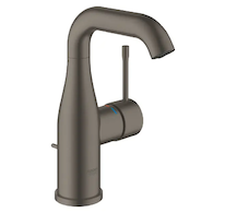 Grohe Essence - Umyvadlová baterie s výpustí, kartáčovaný tmavý grafit 23462AL1