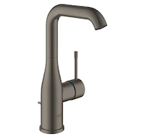 Grohe Essence - Umyvadlová baterie s výpustí, kartáčovaný tmavý grafit 32628AL1