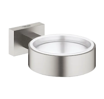 Grohe Essentials Cube - Držák skleničky/mýdelníku, supersteel 40508DC1