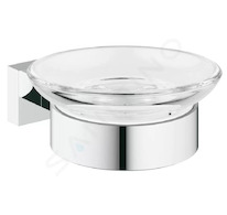Grohe Essentials Cube - Mýdlenka s držákem, chrom 40754001