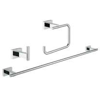 Grohe Essentials Cube - Sada doplňků, chrom 40777001