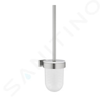 Grohe Essentials Cube - WC kartáč s držákem, supersteel 40513DC1