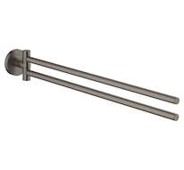 Grohe Essentials - Držák na ručníky, kartáčovaný tmavý grafit 40371AL1