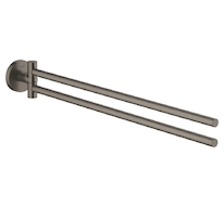 Grohe Essentials - Držák na ručníky, kartáčovaný tmavý grafit 40371AL1