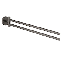 Grohe Essentials - Držák na ručníky, tmavý grafit 40371A01