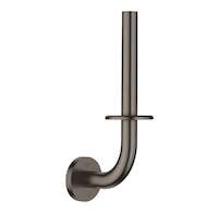 Grohe Essentials - Držák rezervního toaletního papíru, kartáčovaný tmavý grafit 40385AL1