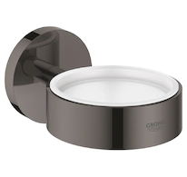 Grohe Essentials - Držák skleničky/mýdelníku, tmavý grafit 40369A01