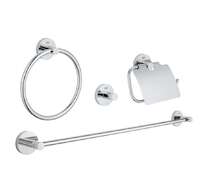 Grohe Essentials - Sada doplňků do koupelny 4 v 1, chrom 40776001