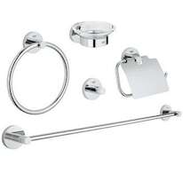 Grohe Essentials - Sada doplňků do koupelny 5 v 1, chrom 40344001