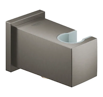 Grohe Euphoria Cube - Nástěnné kolínko s držákem, kartáčovaný Hard Graphite 26370AL0
