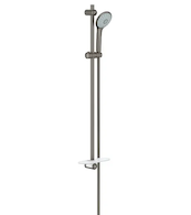 Grohe Euphoria - Sada sprchové hlavice Massage 110, tyče a hadice, 3 proudy, kartáčovaný tmavý grafit 27226AL1