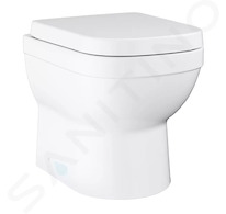 Grohe Euro Ceramic - Stojící WC se sedátkem SoftClose, rimless, alpská bílá 39555000