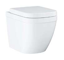 Grohe Euro Ceramic - Stojící WC se sedátkem softclose, rimless, Triple Vortex, alpská bílá 39839000