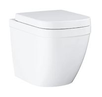 Grohe Euro Ceramic - Stojící WC se sedátkem softclose, rimless, Triple Vortex, alpská bílá 39839000