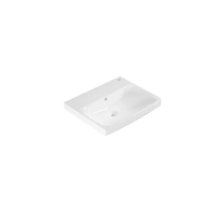 Grohe Euro Ceramic - Umyvadlo 55x44 cm, s přepadem, bez otvoru pro baterii, alpská bílá 102432SH00