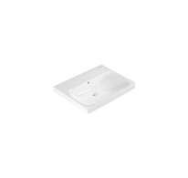 Grohe Euro Ceramic - Umyvadlo 60x47 cm, s přepadem, bez otvoru pro baterii, alpská bílá 102417SH00