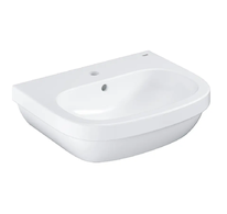 Grohe Euro Ceramic - Umyvadlo s přepadem, 55x45 cm, alpská bílá 39336000